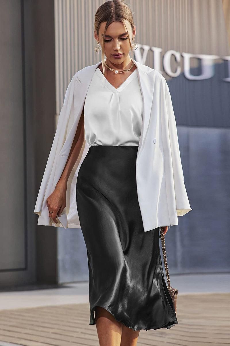 V NECK SLEEVELESS DAILY WOMEN T SHIRT - Doublju