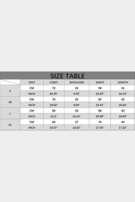 WOMEN SLIM FITTED BASIC DAILY CROP TANK TOP