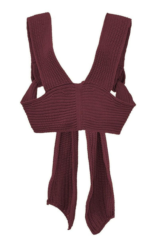 MULTI WAY STYLING SWEATER TOP - Doublju