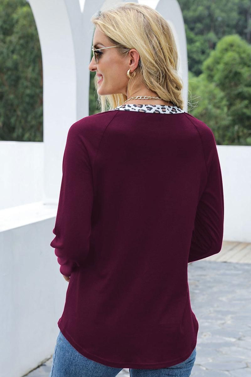 RAGLAN SLEEVE TOP - Doublju