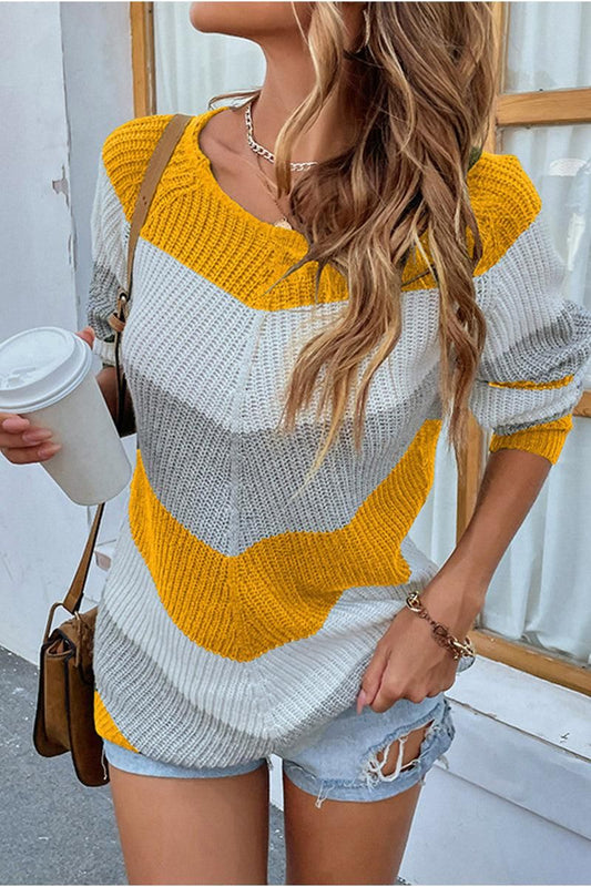 WOMENS MULTICOLORED LONGSLEEVE TOPS - Doublju