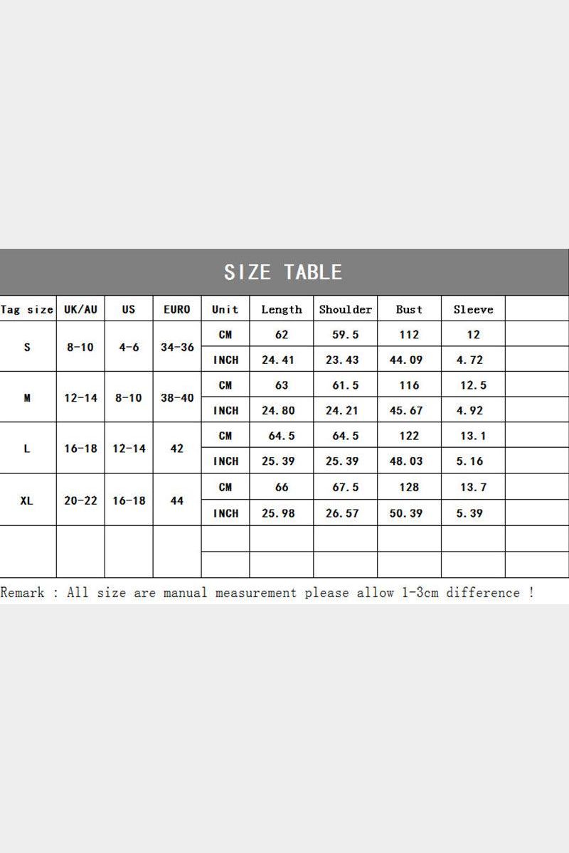 SLIT BACK SHORT PUFF SLEEVE CAKE RUFFLE TOP - Doublju