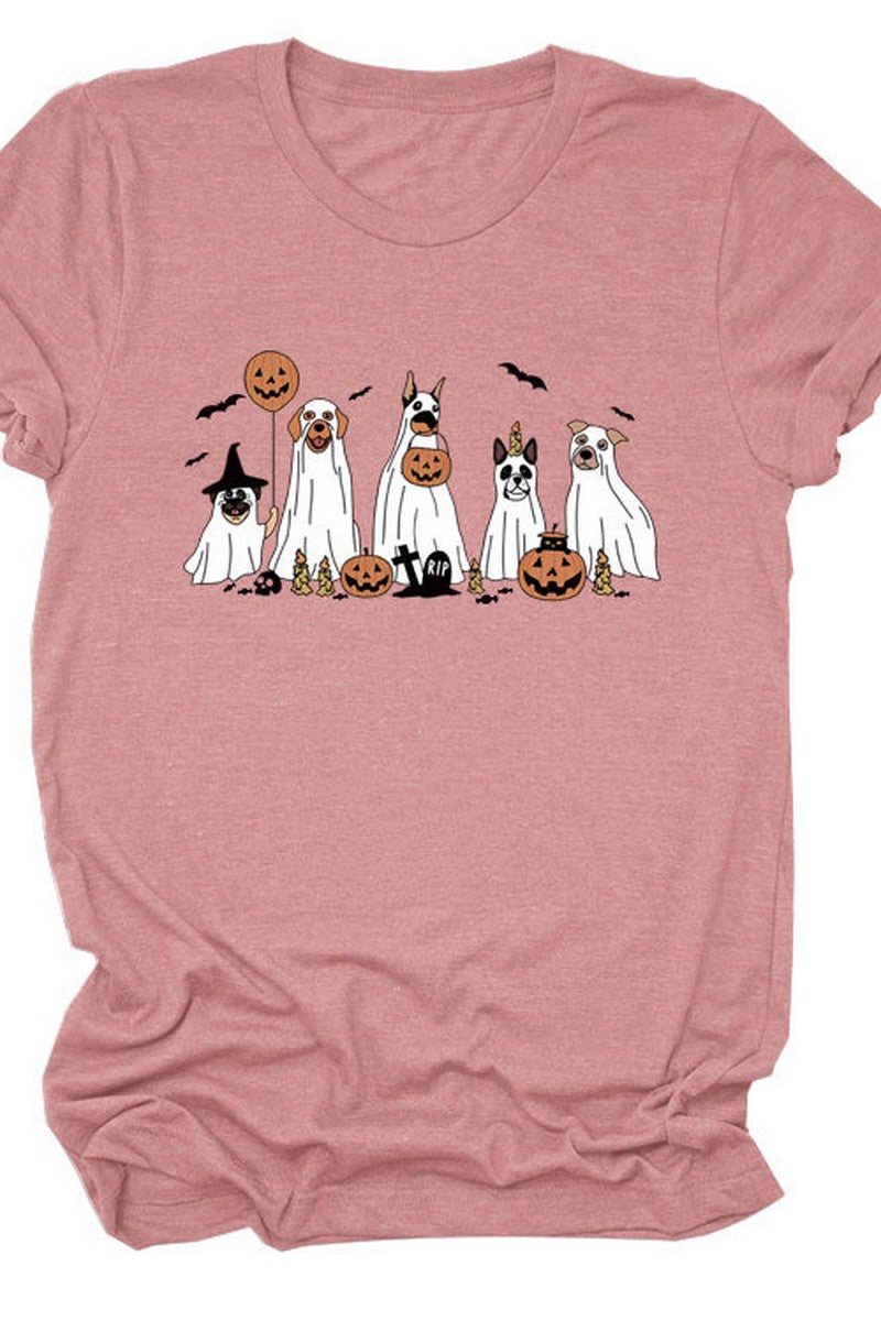 HALLOWEEN FUN CASUAL LOOSE TEE FOR WOMEN