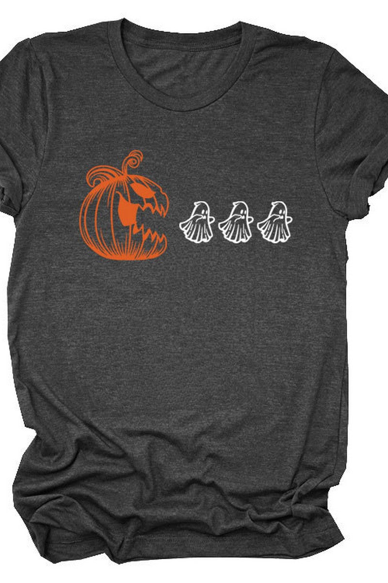 WOMEN HALLOWEEN PRINTING SHORT SLEEVE TEE T SHIRT