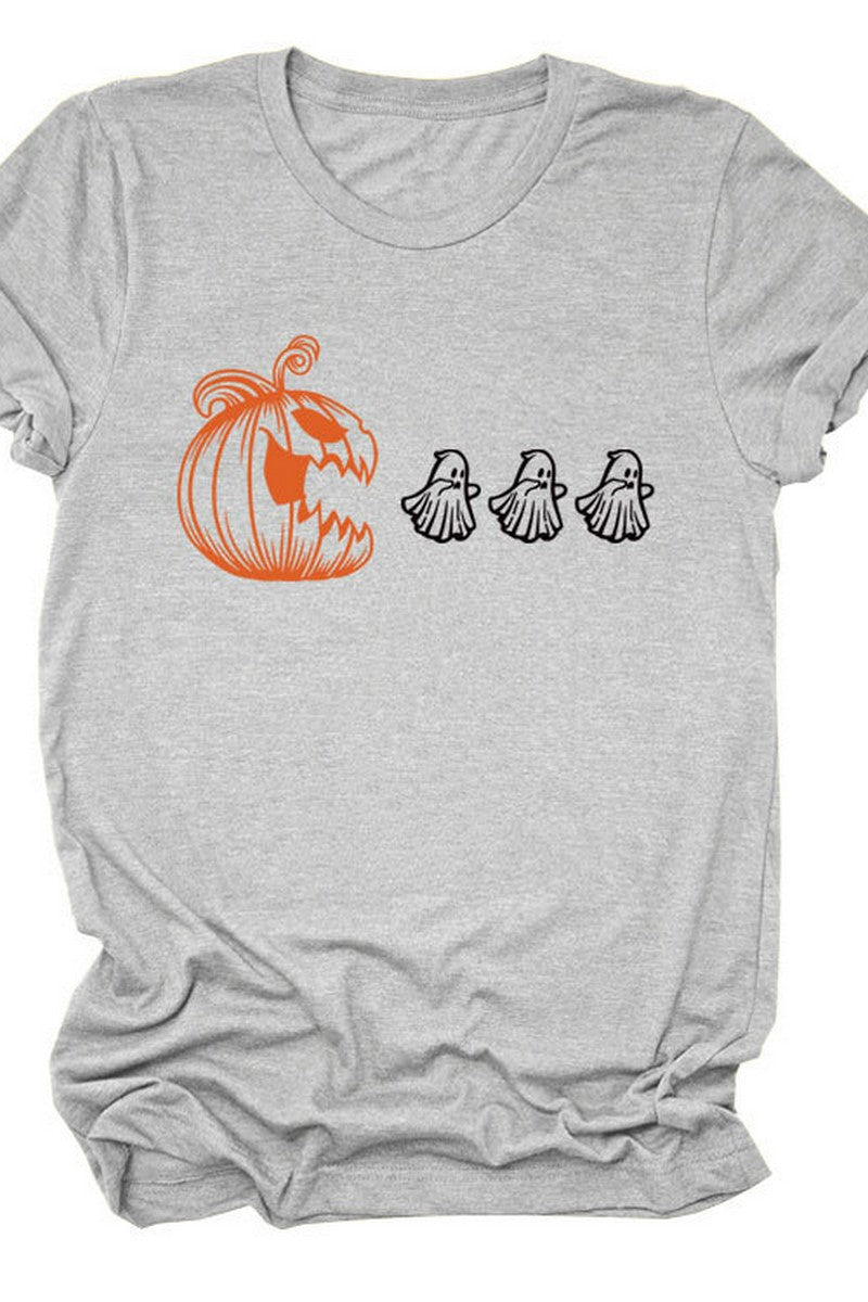 WOMEN HALLOWEEN PRINTING SHORT SLEEVE TEE T SHIRT
