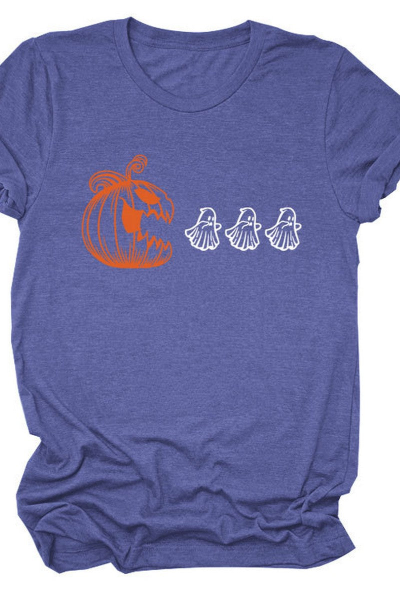 WOMEN HALLOWEEN PRINTING SHORT SLEEVE TEE T SHIRT