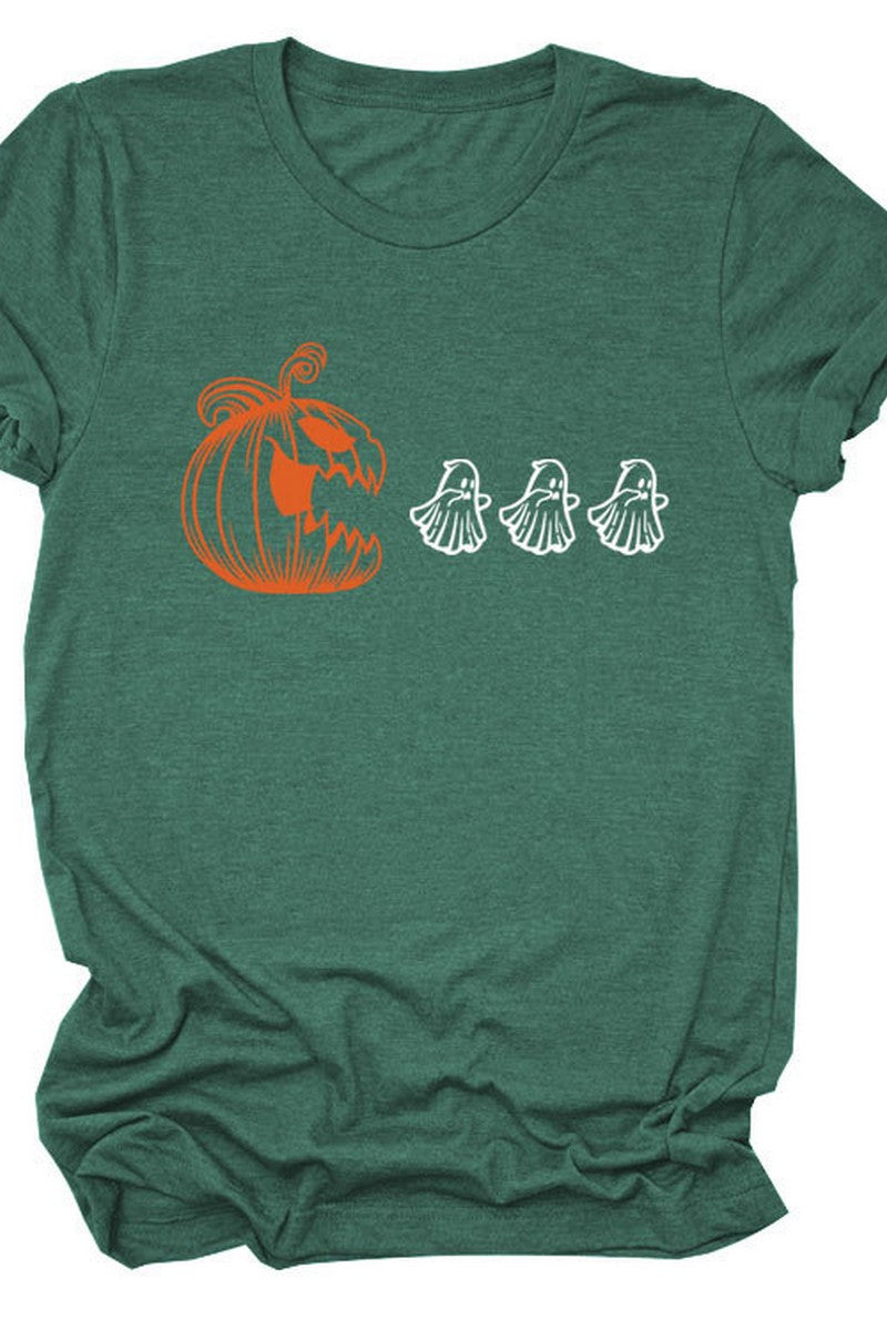 WOMEN HALLOWEEN PRINTING SHORT SLEEVE TEE T SHIRT