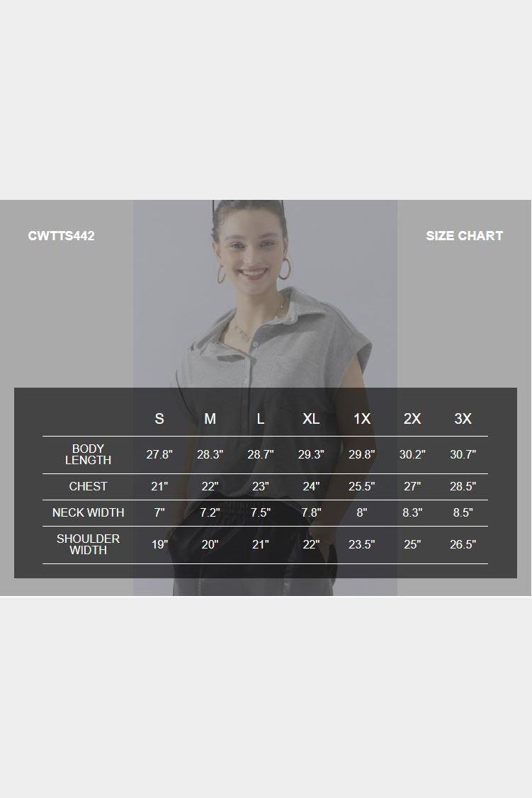 JOHNNY COLLARS BUTTON CLOSER SHORT SLEEVE TOP - Doublju