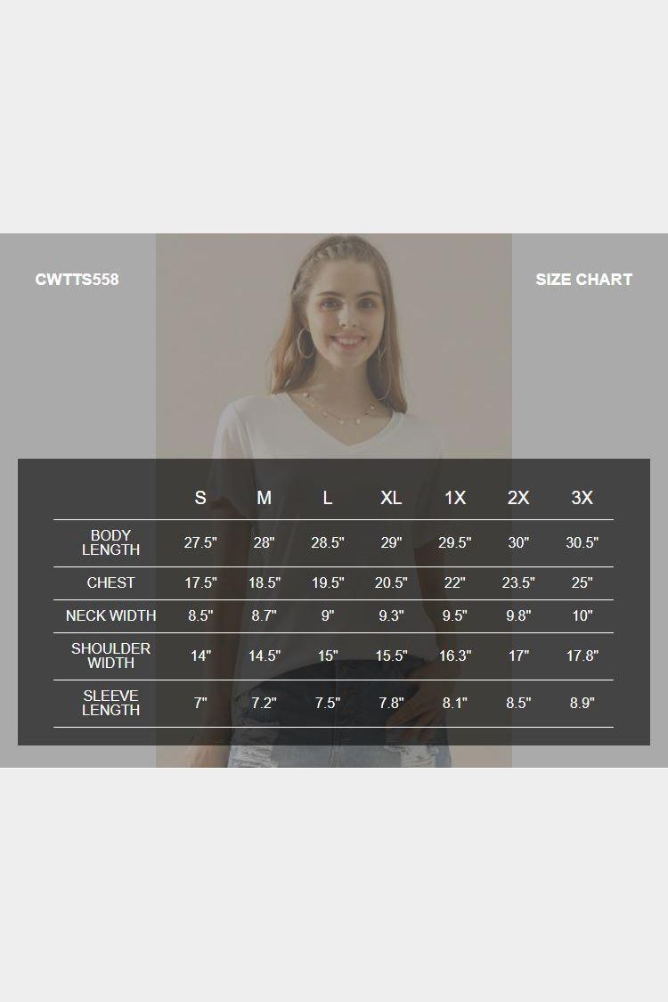 SOLID V NECK SHORT SLEEVE T SHIRT TEE SHIRTS TOPS - Doublju