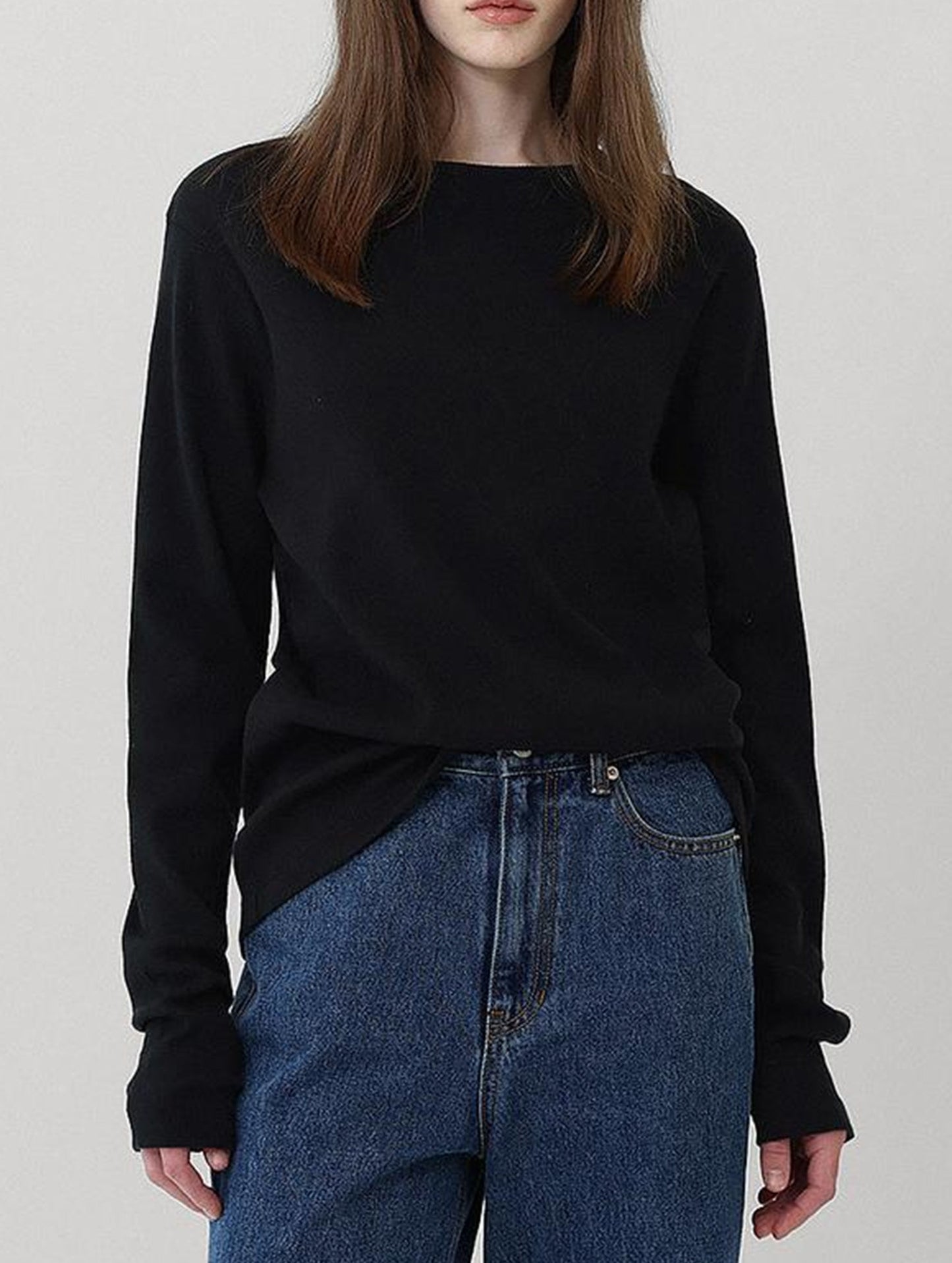 Soft base layer shirt long-sleeved T-shirt