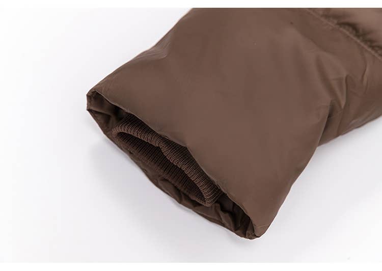 Stand-up collar thickened cotton-padded jacket