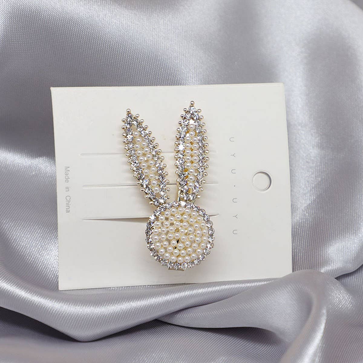 Cute Rabbit Ears Hair Clip, Student Bang Pin