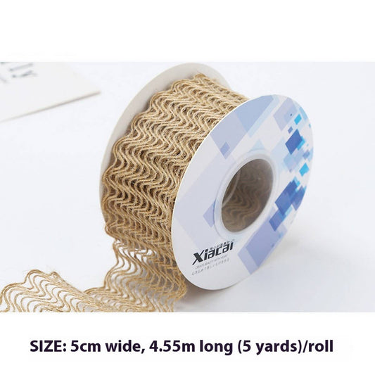 HEMP ROPE LACE DIY FABRIC DECORATIVE RIBBON