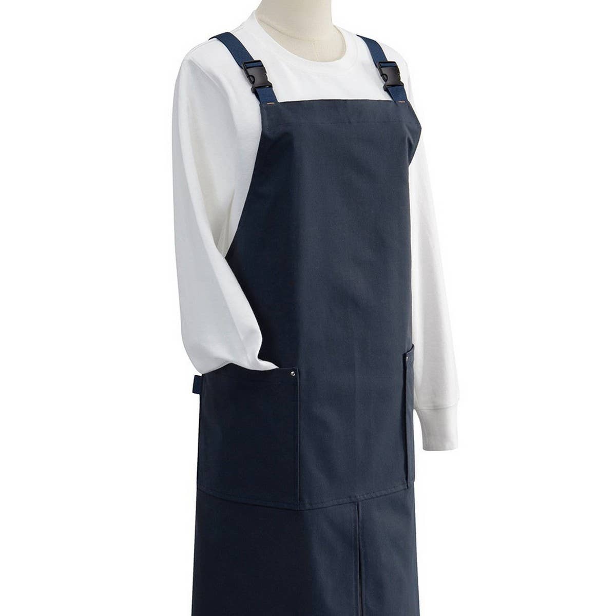 Cafe Restaurant Canvas Apron with pockets_CWMM3294