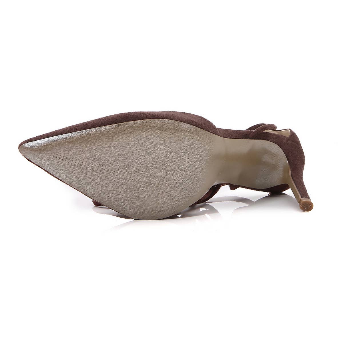 POINTED ANKLE STRAP BAG AND HIGH HEELS_CWSHS0647