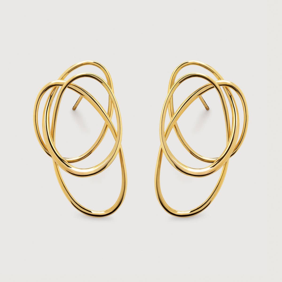 Irregular Lines Design Popular Exquisite Earrings
