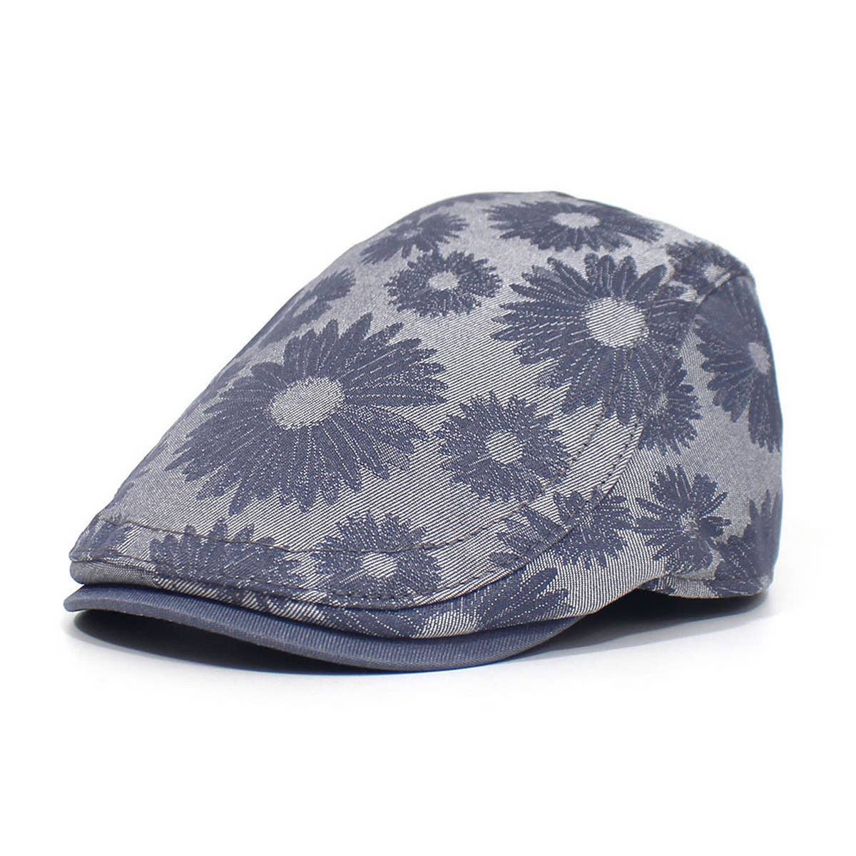FASHION PRINT ADJUSTABLE FLORAL BERET_CWAB2917
