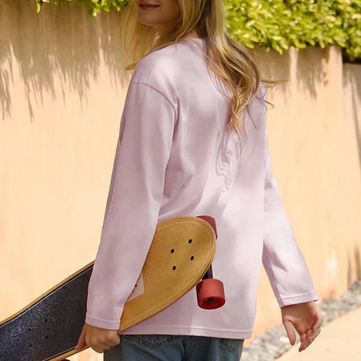 ALL-IN-ONE COTTON REVERSIBLE CREW NECK T-SHIRT