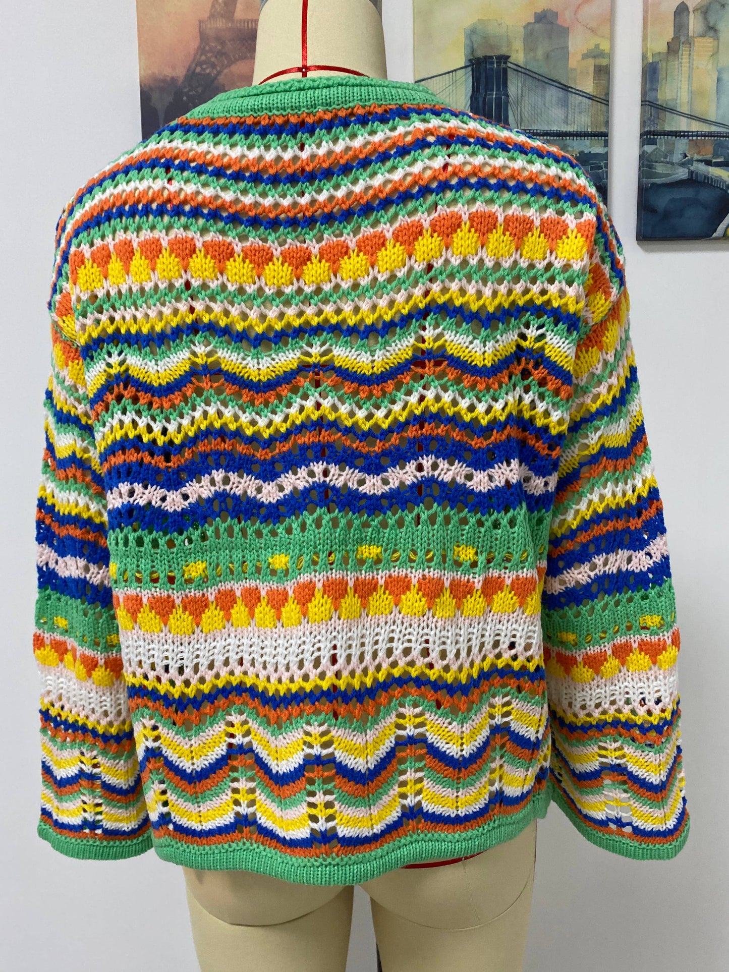 STRIPED CREW-NECK SWEATER IN ALTERNATE COLORS