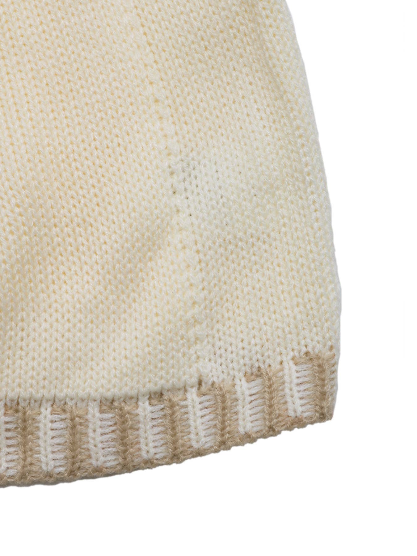 V-neck single-breasted sleeveless cardigan