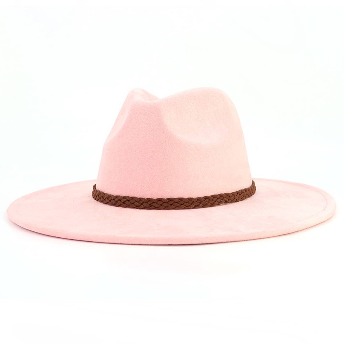 WOMEN AUTUMN AND WINTER WARM BELT PANAMA HAT_CWAH0681