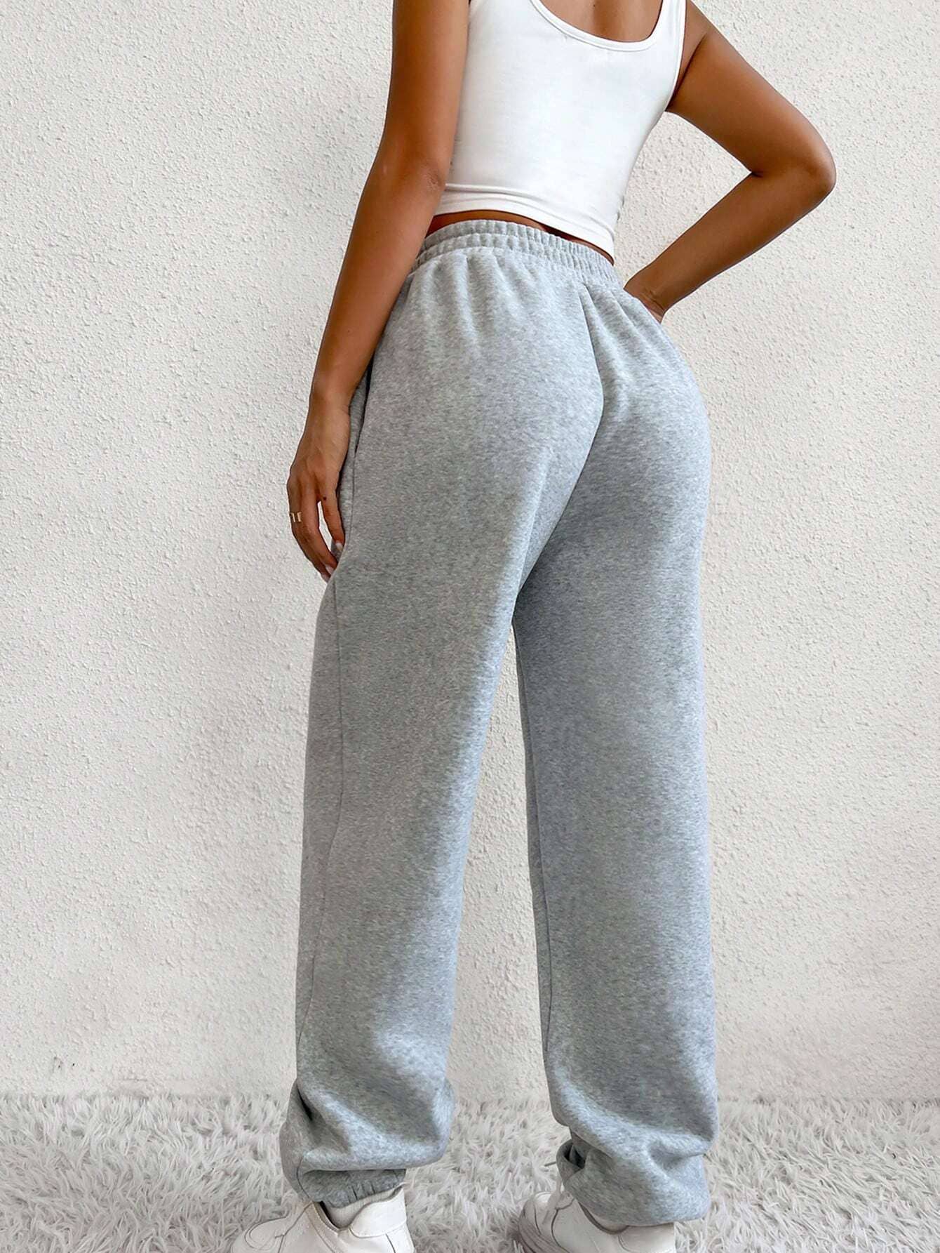 HIGH-WAISTED FLEECE V-WAIST ATHLEISURE LEGGINGS