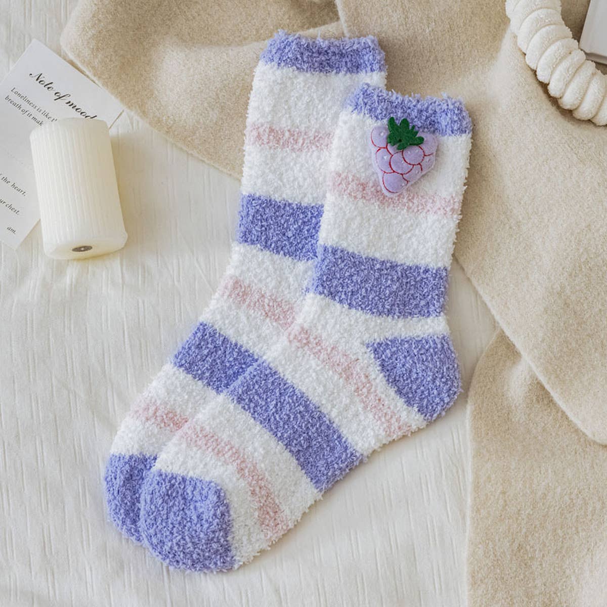 WOMEN NEW STYLE FRUIT WARM SOCKS