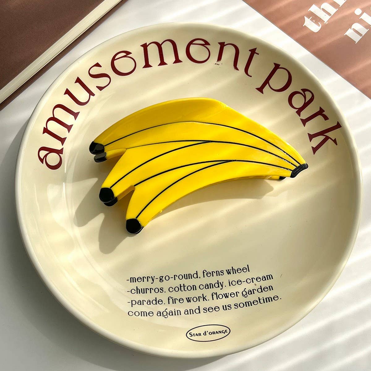 Fruit Hair Claw ? Strawberry, Lemon & Cherry Clip