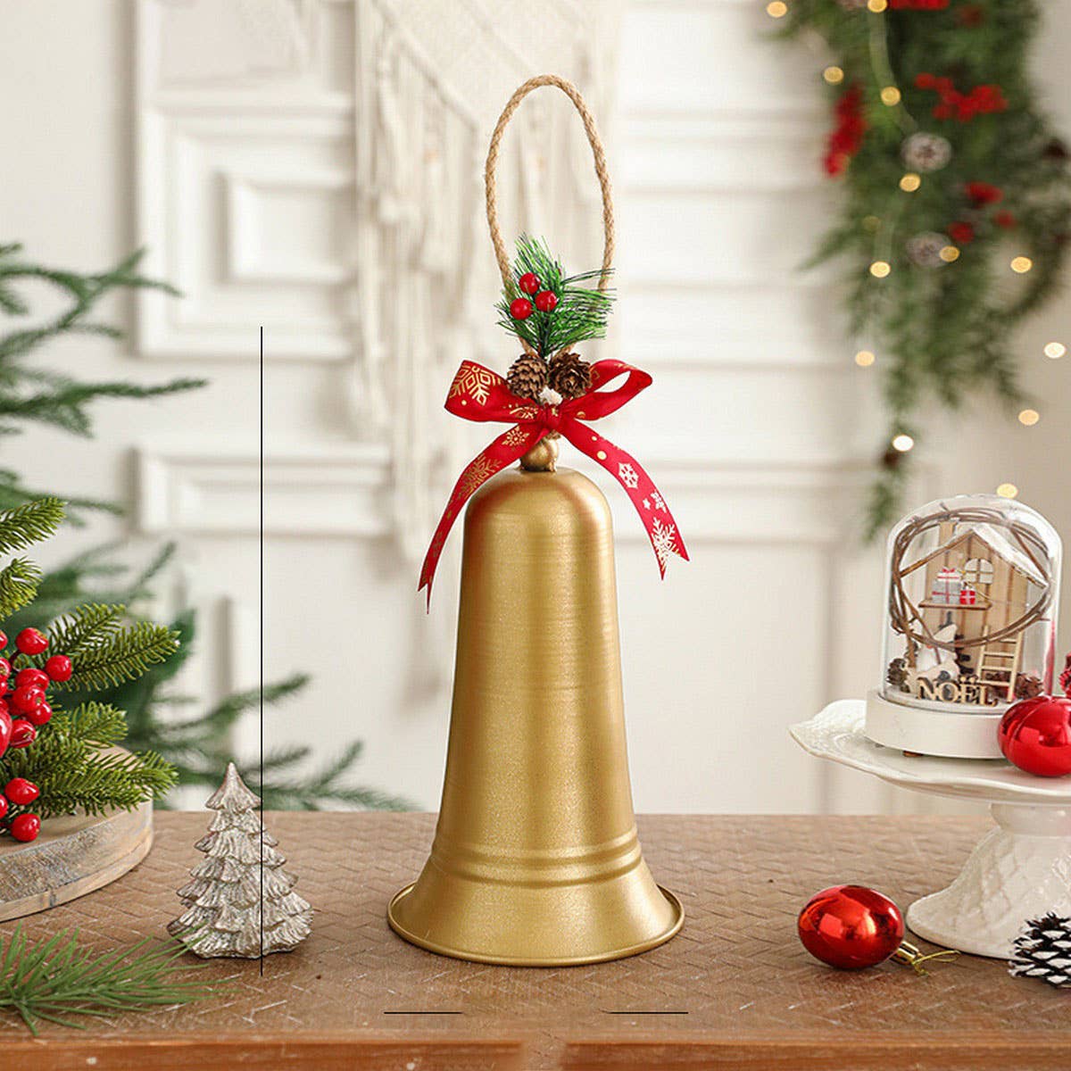 CWMM10376_CHRISTMAS METAL BELL ORNAMENTS CREATIVE DECOR PROP