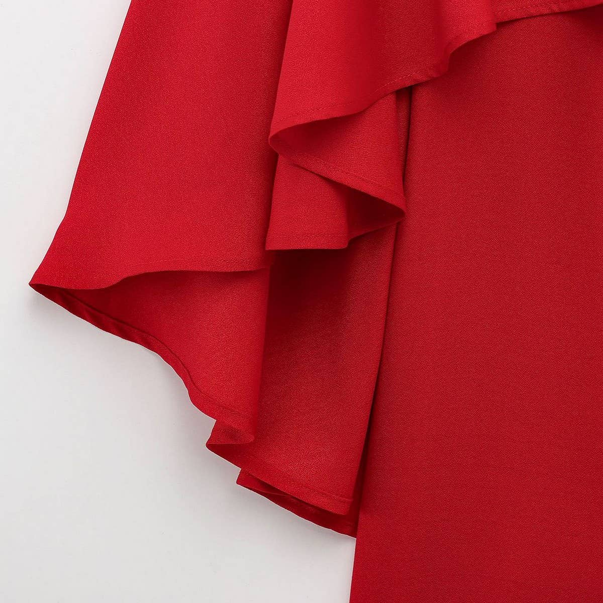 Women's Elegant Cape Sleeve Short Dress