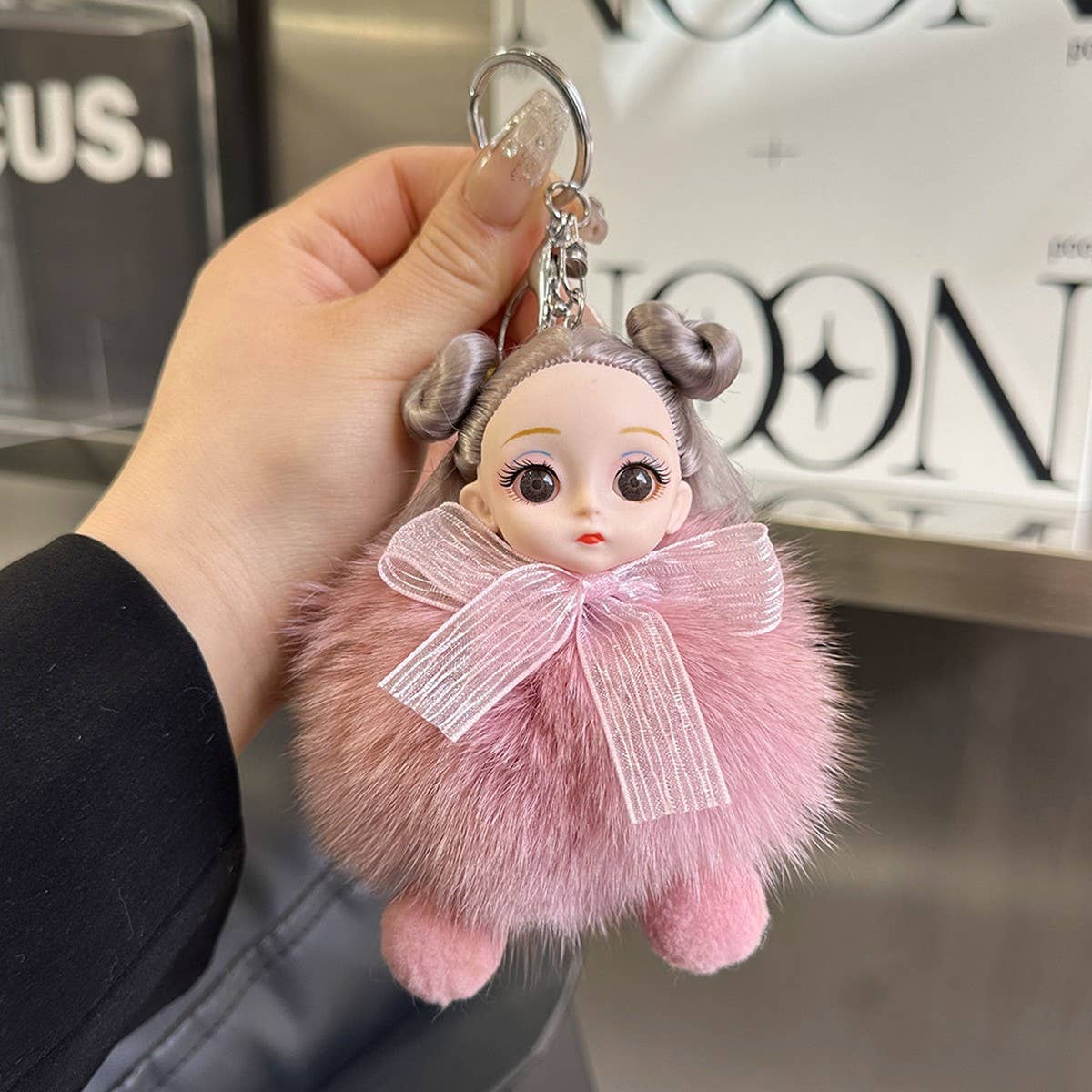CUTE PRINCESS DOLL CAR KEYCHAIN BAG PENDANT