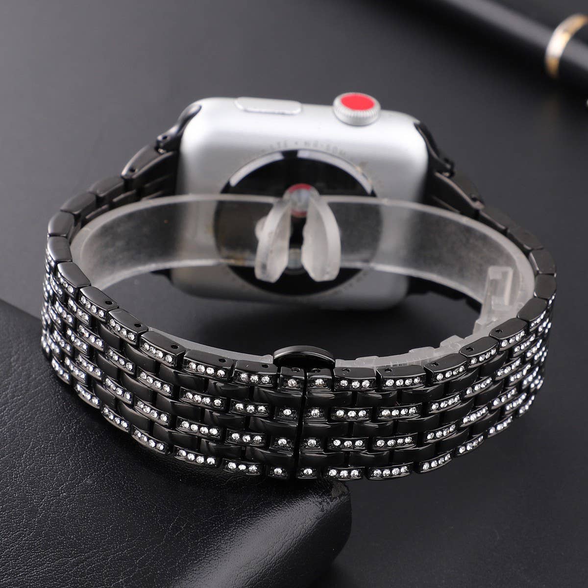 APPLE WATCH9 BEADED DIAMOND STRAP_CWWW0051