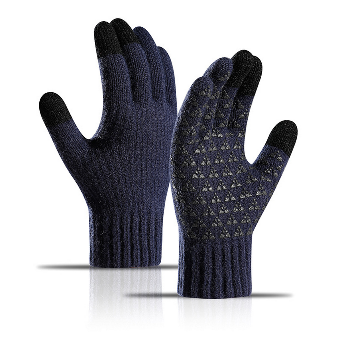 Men¡¯s Winter Alpaca Wool Knit Touchscreen Gloves_CWAG0522