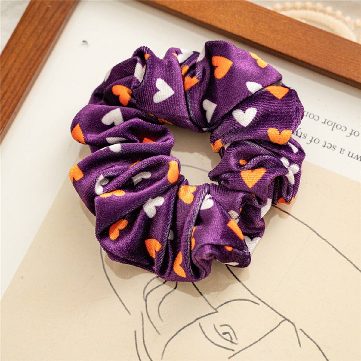 HALLOWEEN HIGH ELASTIC LARGE INTESTINE HAIR TIE_CWAHA1468