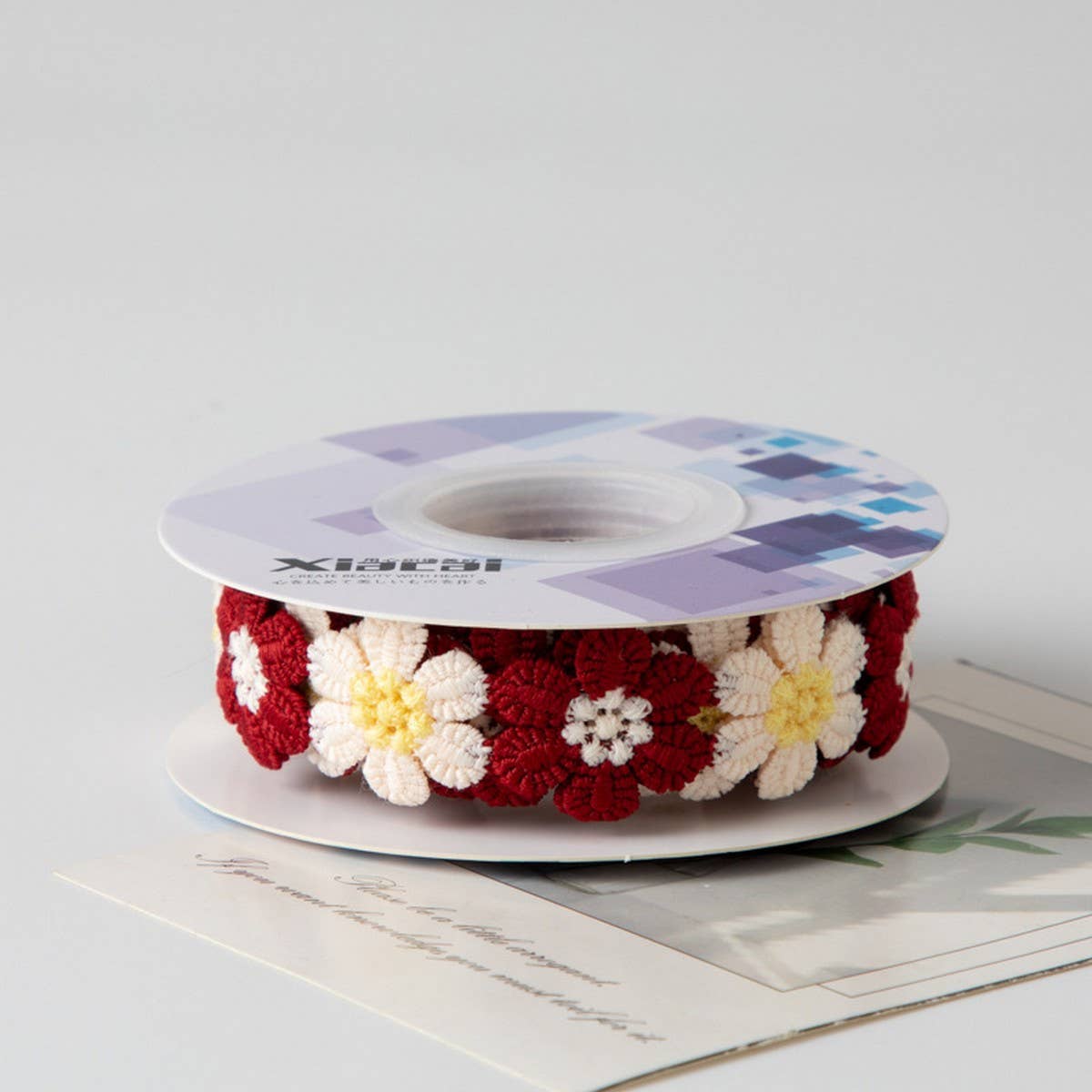 LACE EMBROIDERY FLOWER LACE DIY FABRIC RIBBON