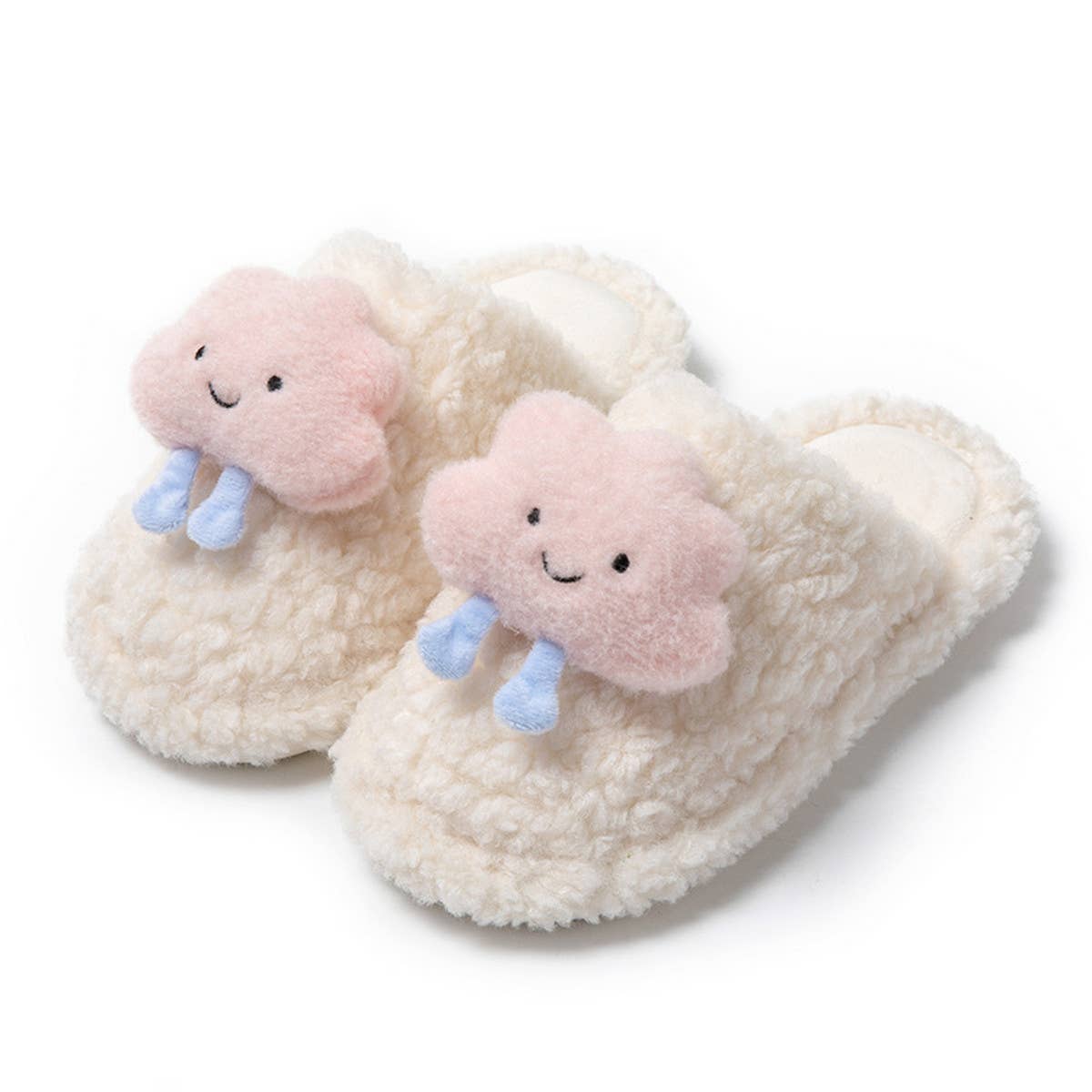 HOME FASHION CLOUD PLUSH SLIPPERS