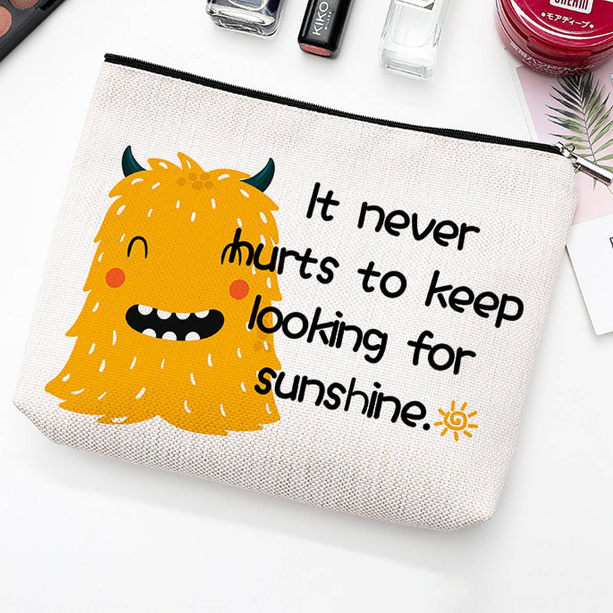 SIMPLE TOILETRIES PRINTED COSMETIC BAG_CWAB1785