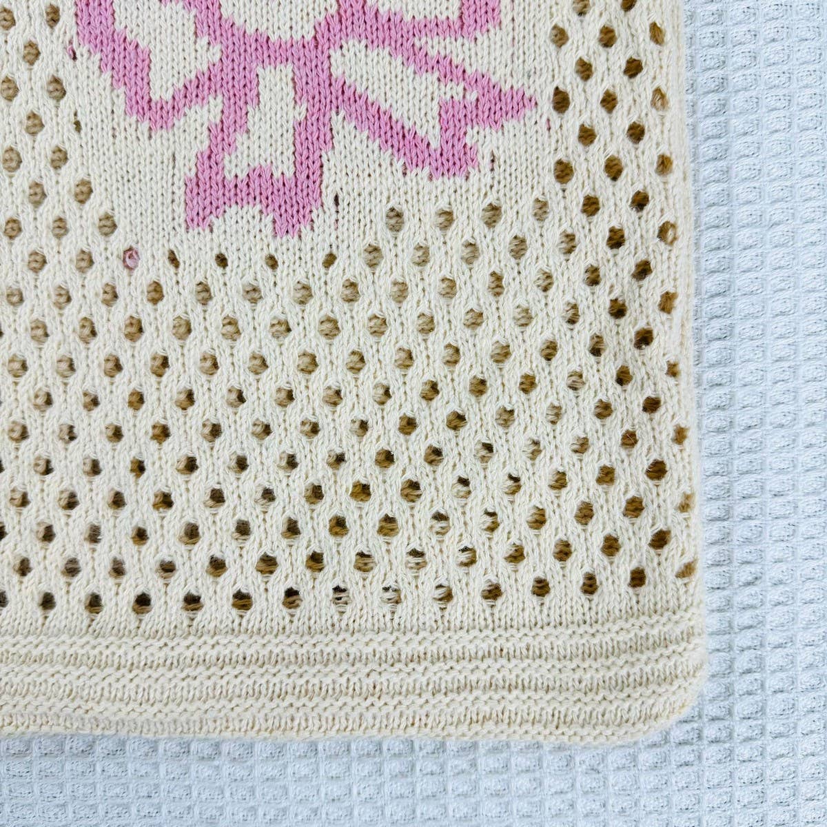 CWAB4580_BOW KNITTED WOVEN BEACH SHOULDER BAG