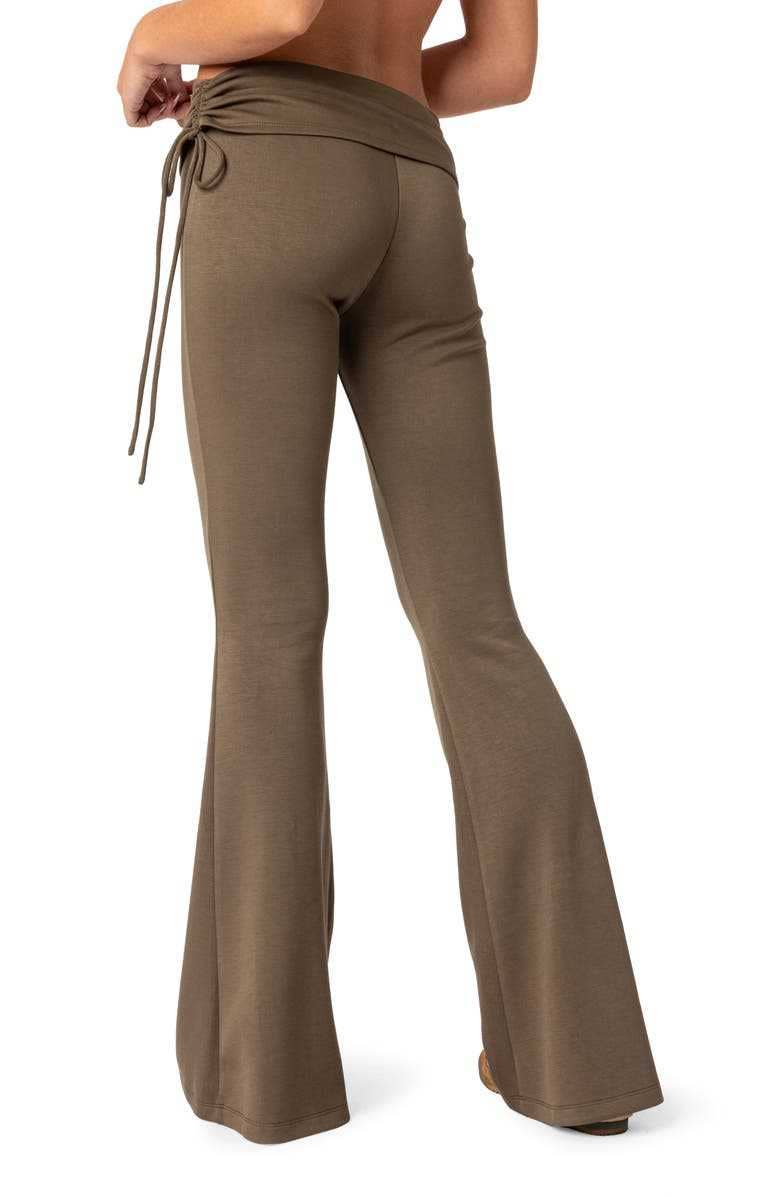 High-waisted yoga hip-lifting wide-leg pants