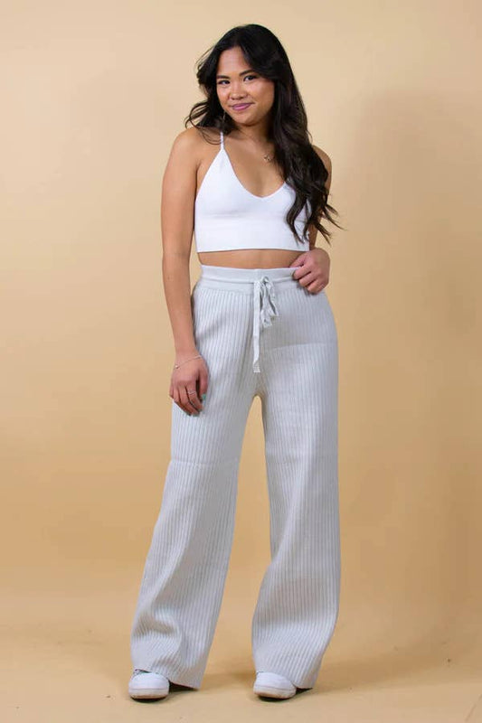 Tethers with straight pipe pit strip pants