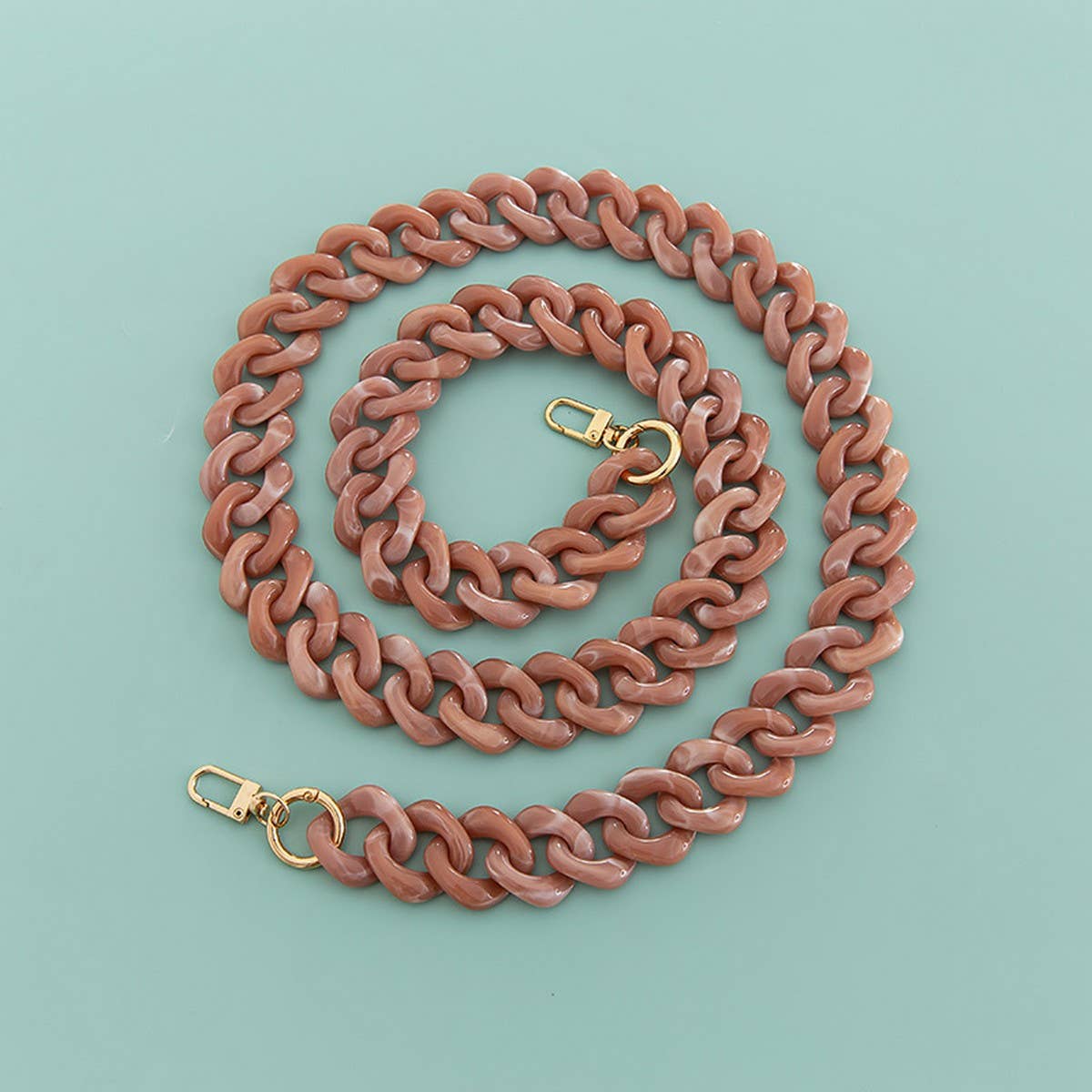 47in" Acrylic Diamond Bag Strap -Colorful Chain_CWMM5058