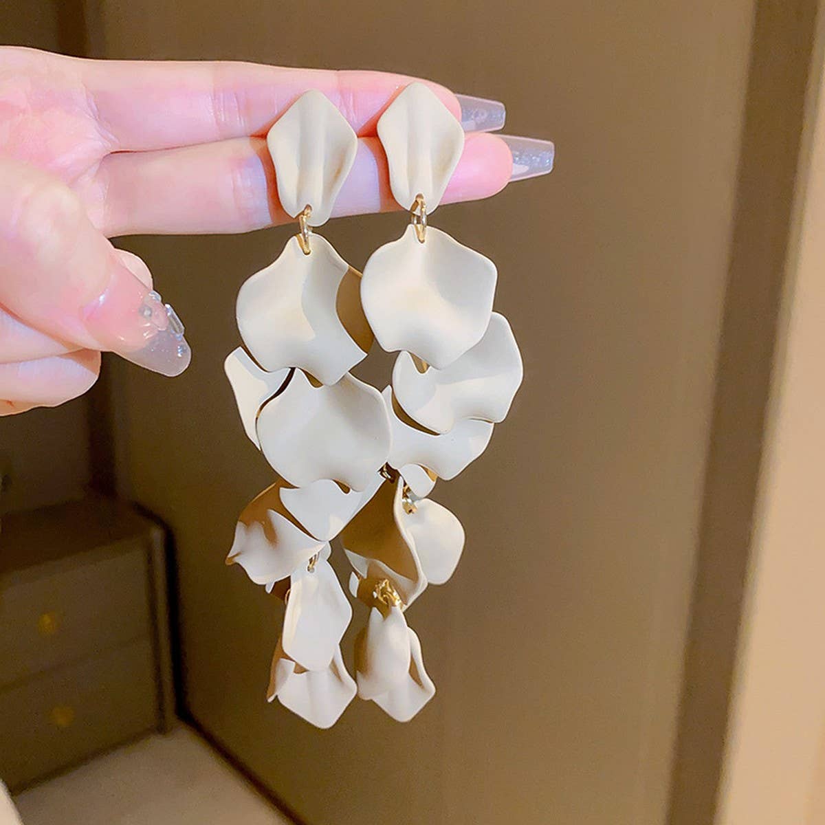 RETRO WATER DROP GEOMETRIC SIMPLE EARRINGS