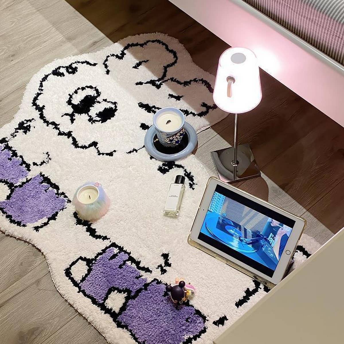 Cute Animal Rug, Cozy Cat-Lover Floor Mat