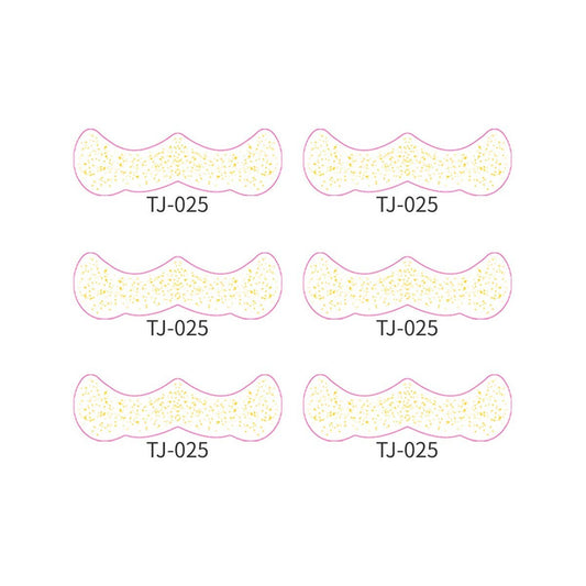 Metallic Freckle Face Tattoo Stickers Gold Silver