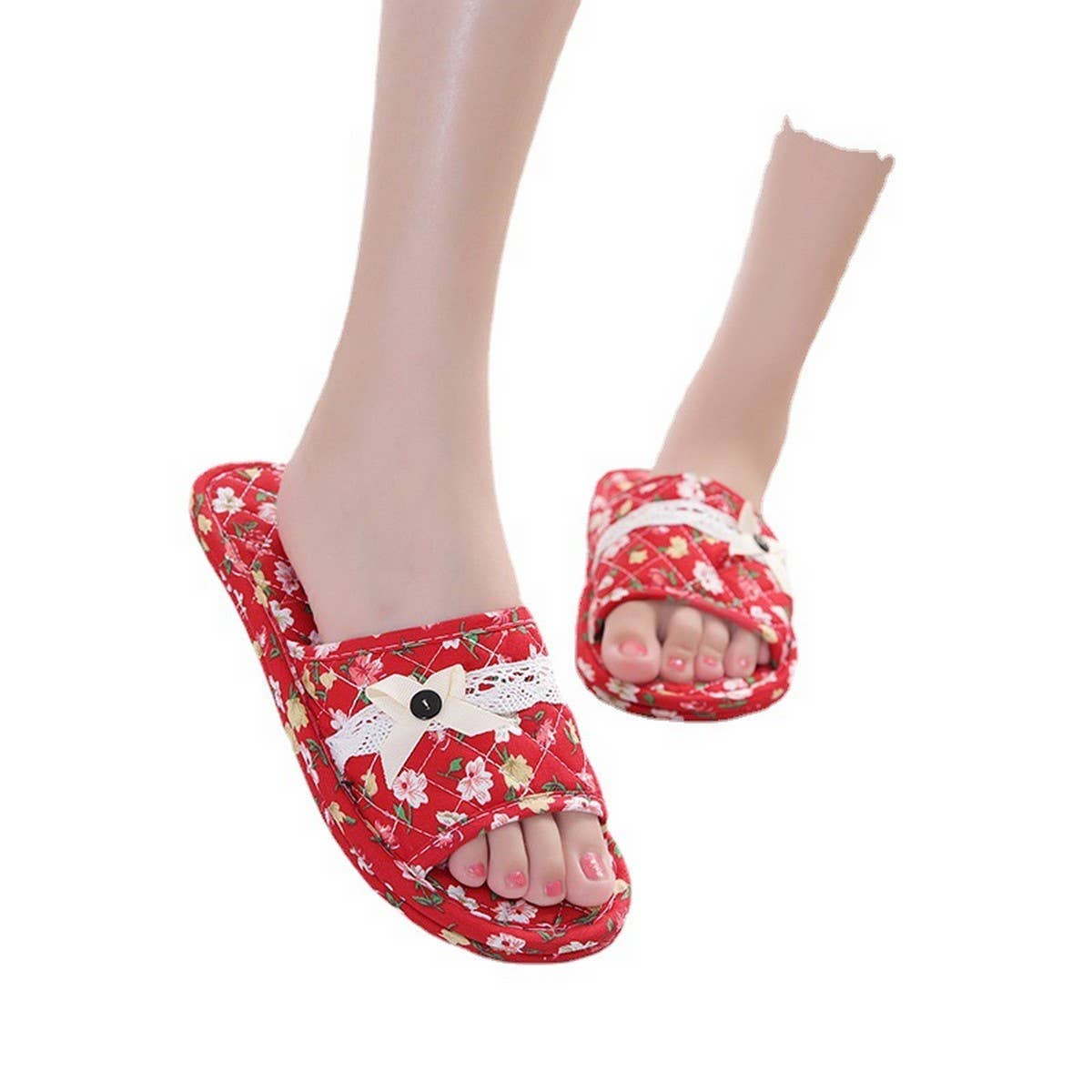 Linen Indoor Slippers for Home & Couple Wear