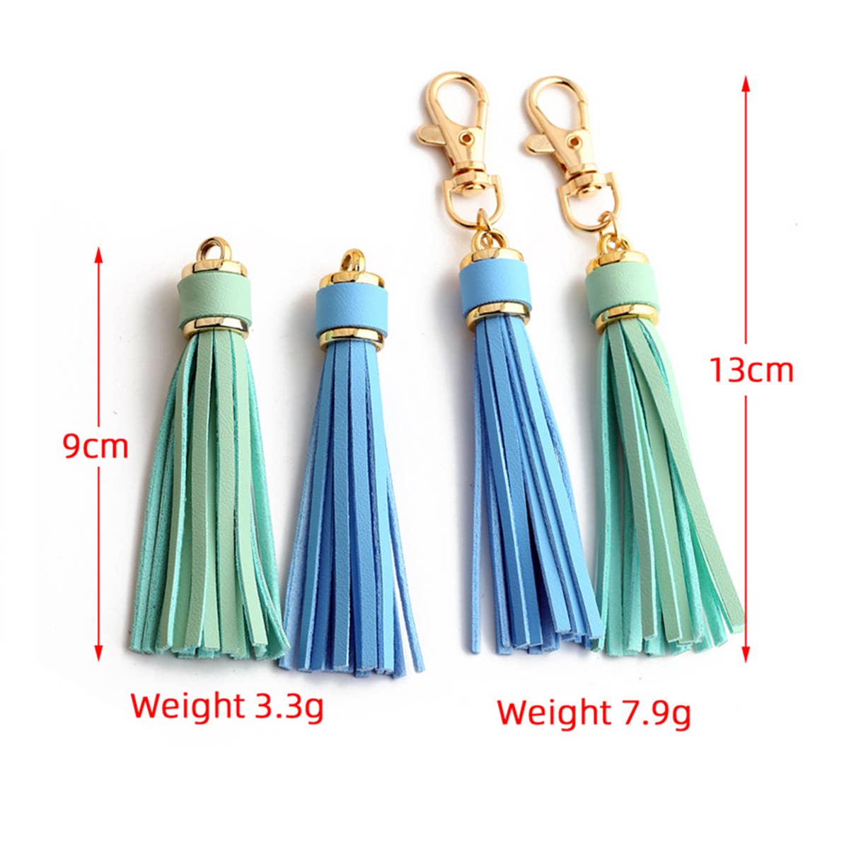 TASSEL LEATHER KEYCHAIN ACCESSORY