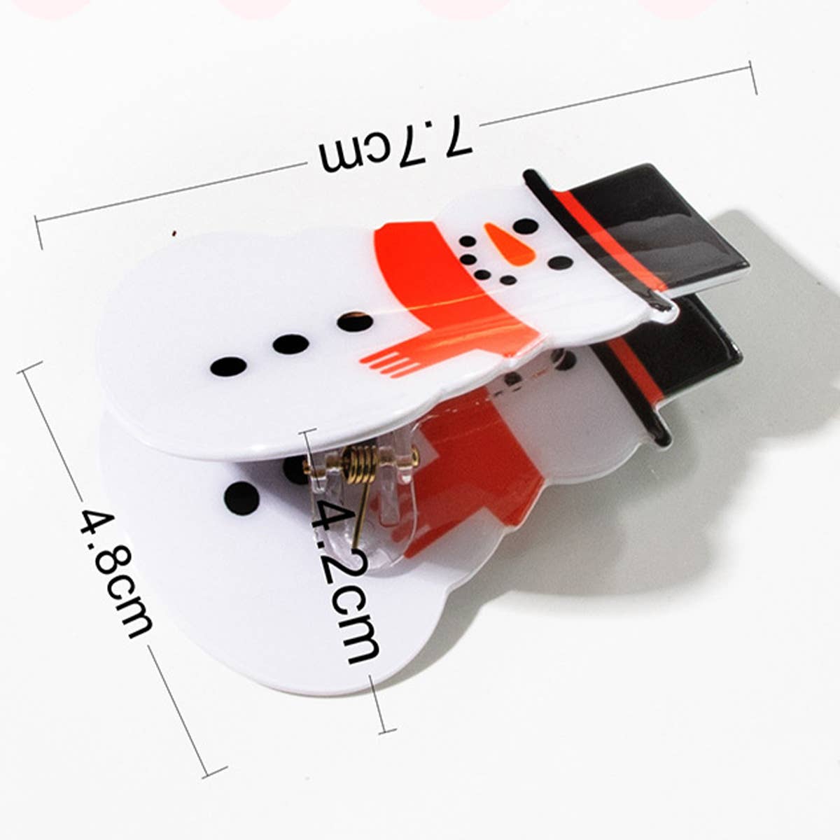 CHRISTMAS HAT ACETATE BOBBY PIN