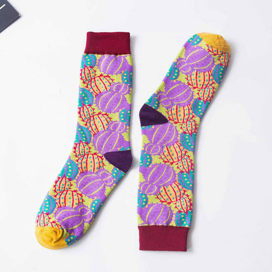 CASUAL PERSONALIZED JACQUARD SOCKS_CWMS0353