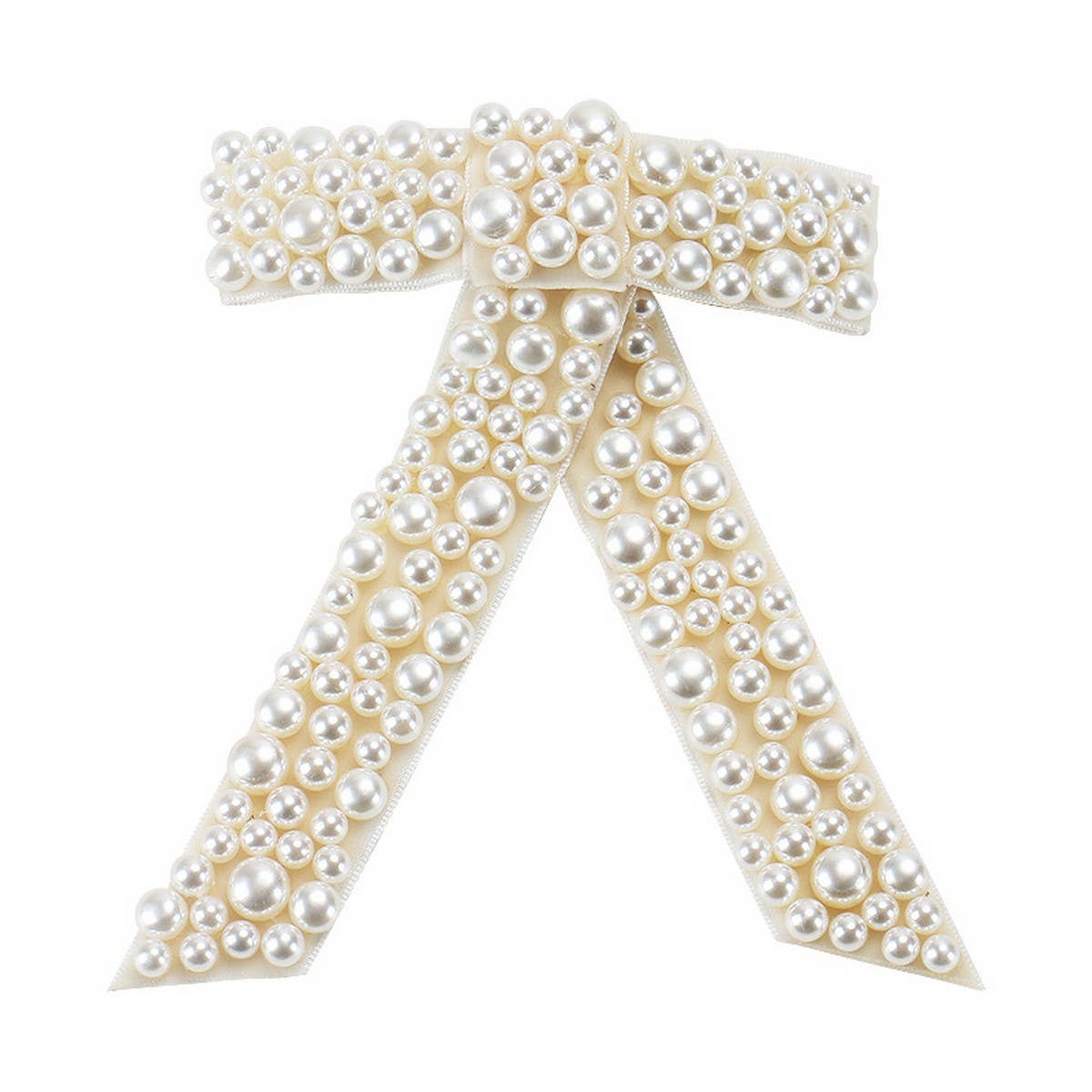 BOW HAIR ACCESSORIES PEARL INLAID GEOMETRICHAIRPIN_CWAHA4416