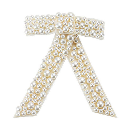 BOW HAIR ACCESSORIES PEARL INLAID GEOMETRICHAIRPIN_CWAHA4416